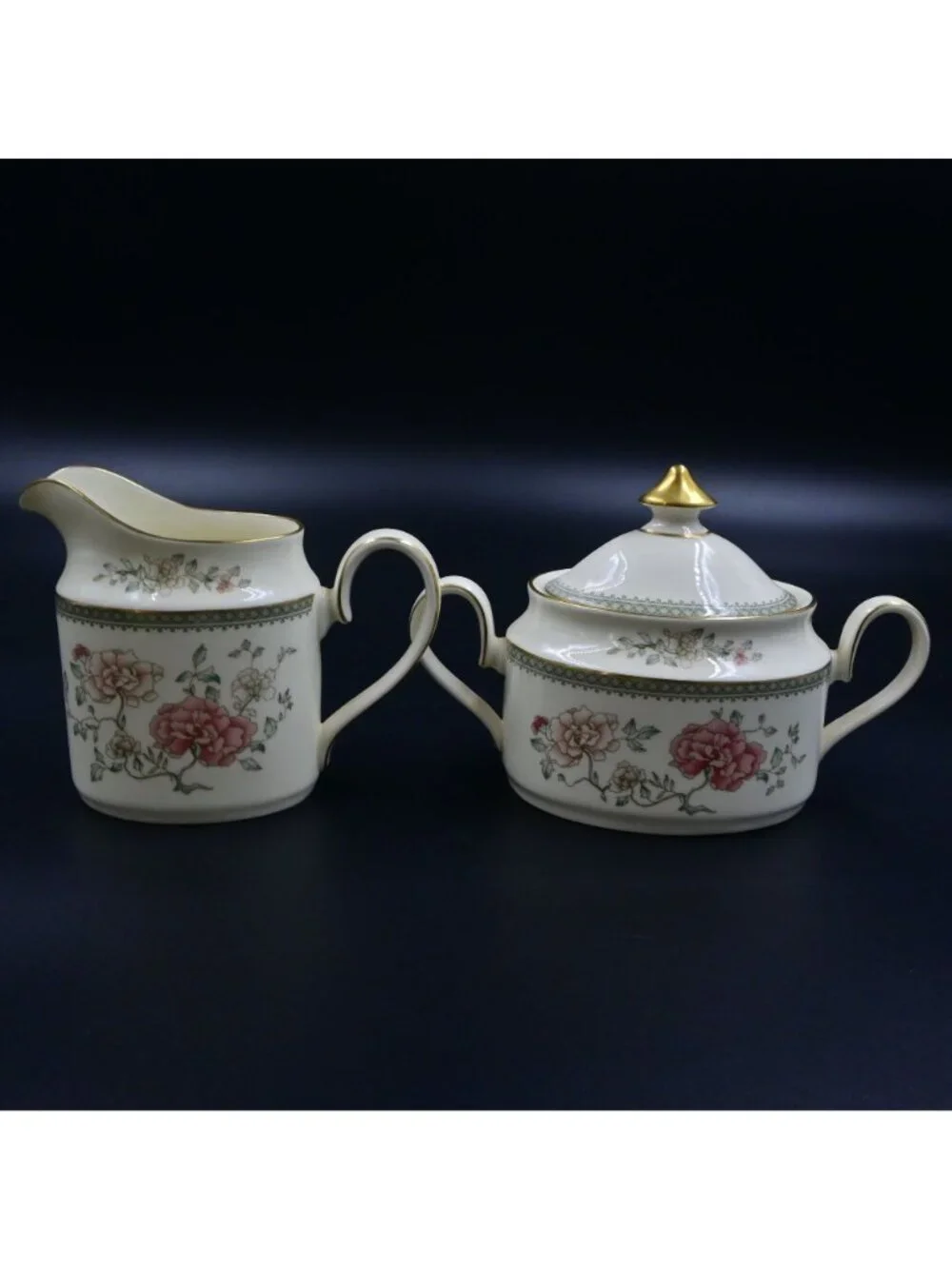 Royal Doulton Minton Jasmine Cream & Sugar Set